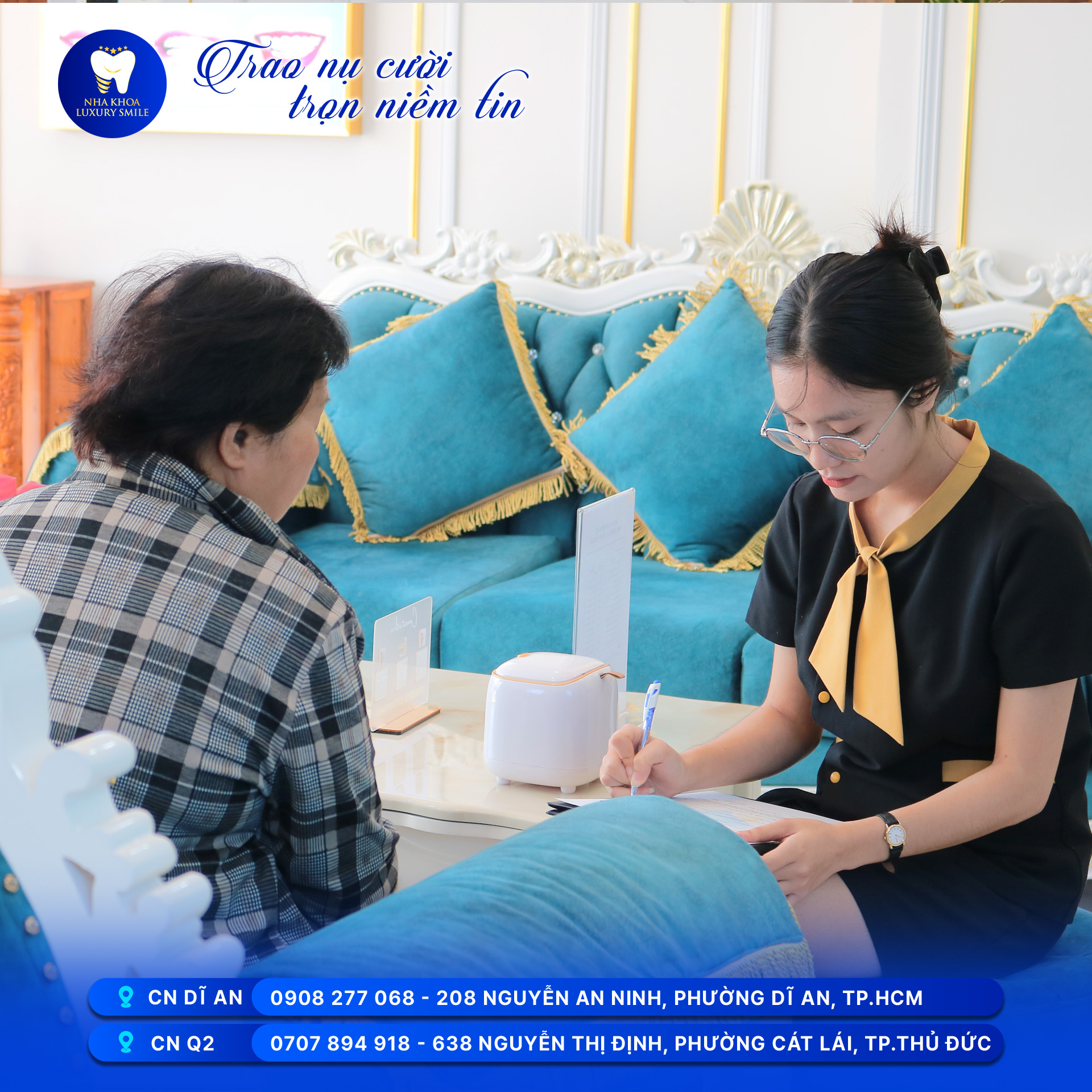 chúng tôi tận tụy với khách hàng